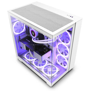 ATX Semi-tower Box NZXT H9 All White-0