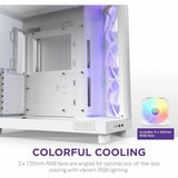 ATX Semi-tower Box NZXT CC-H61FW-R1 White-19