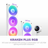 Liquid Refrigeration Kit NZXT RL-KR360-W2 Kraken Plus 360 RGB-8