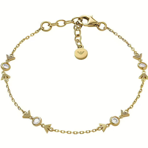 Ladies' Necklace Emporio Armani EG3619710 Golden-0