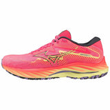 Running Shoes for Adults Mizuno Wave Rider 27 Pink-14