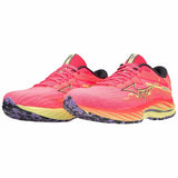 Running Shoes for Adults Mizuno Wave Rider 27 Pink-11