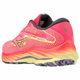 Running Shoes for Adults Mizuno Wave Rider 27 Pink-10