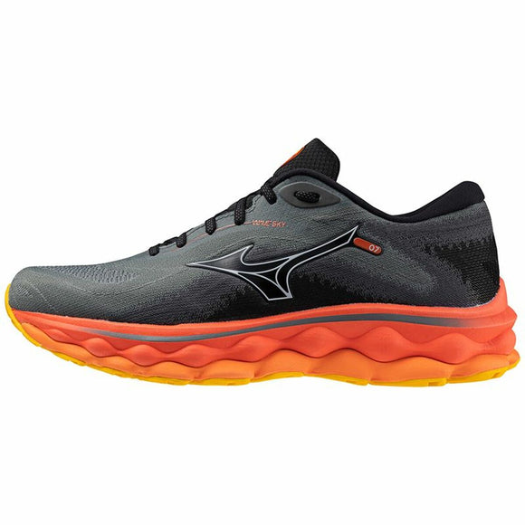 Running Shoes for Adults Mizuno Wave Sky 7 Black-0