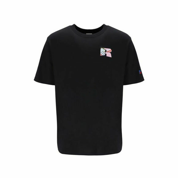 Short Sleeve T-Shirt Russell Athletic Emt E36221 Black Men-0