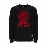 Men’s Sweatshirt without Hood Russell Athletic Ath Rose Black-0
