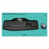 Keyboard and Wireless Mouse Logitech MK710 Black QWERTY-1