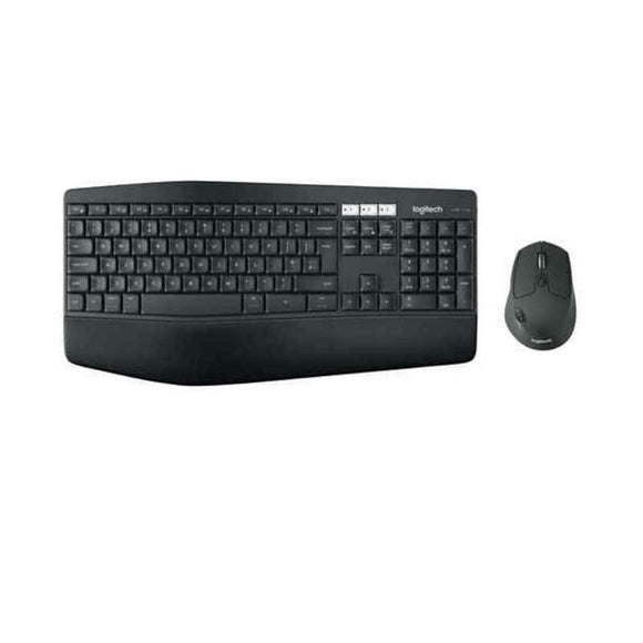 Keyboard and Mouse Logitech MK850 Black Spanish Qwerty QWERTY-0
