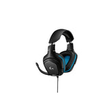Gaming Headset with Microphone Logitech Black-3