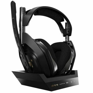 Headphones with Microphone Logitech ASTRO A50 Black-0