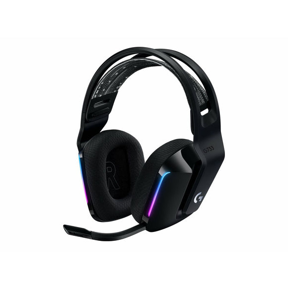 Gaming Headset with Microphone Logitech G G733 Black-0