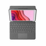 Tablet cover Logitech iPad 2021 Grey QWERTY-4