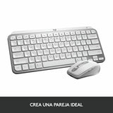 Keyboard Logitech MX Keys Mini Grey Silver Spanish Qwerty QWERTY-2