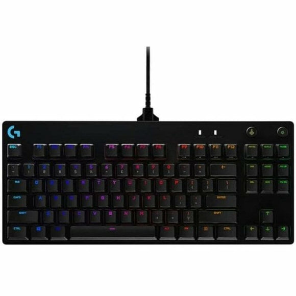 Gaming Keyboard Logitech 920-010592 Black Qwerty Italian-0