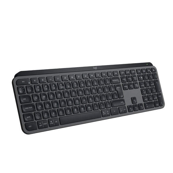 Wireless Keyboard Logitech MX Keys S Spanish Qwerty Grey Graphite-0