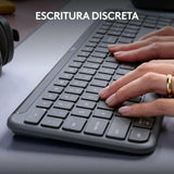 Keyboard Logitech Grey Spanish Qwerty QWERTY-4