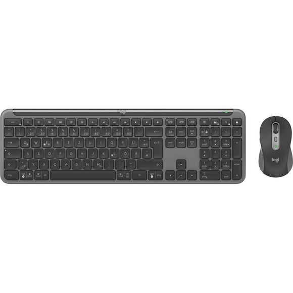 Keyboard and Mouse Logitech 920-012504 Graphite German QWERTZ-0