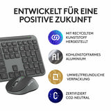 Keyboard and Mouse Logitech 920-012504 Graphite German QWERTZ-2