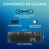 Keyboard and Mouse Logitech 920-012677 Black Spanish Qwerty QWERTY-1