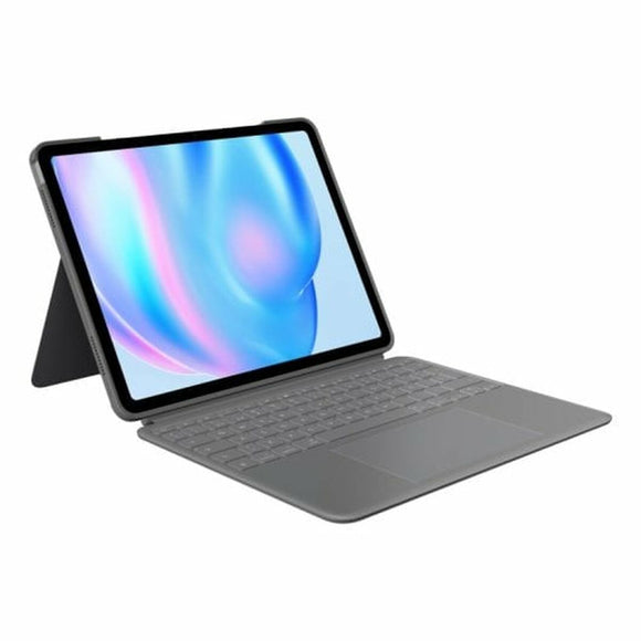 Tablet cover Logitech iPad Air 2024 Grey Spanish Qwerty QWERTY-0