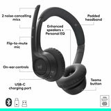 Wireless Headphones Logitech 981-001451 Black-5