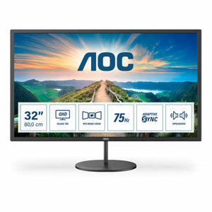 Monitor AOC Q32V4 32" IPS 75 Hz 31,5" LED Flicker free-0