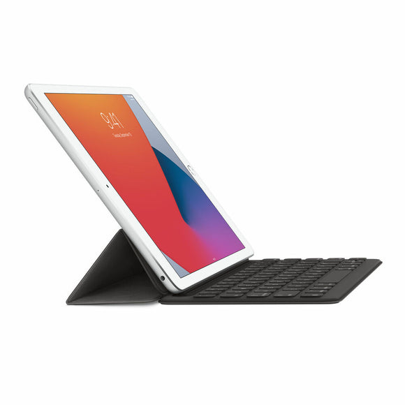 iPad Case + Keyboard Apple iPad 2019 | iPad Air 3 Spanish Qwerty Black-0