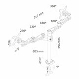 Screen Table Support Neomounts FPMA-D935D-2