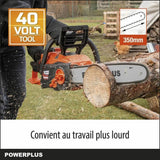 Battery Chainsaw Powerplus 35 cm-5