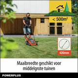 Battery Mower Powerplus Powdpglws2 40 V Ø 42 cm-2