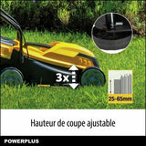 Lawn mower Powerplus POWEG62203 30 L 1000 W 230 V 32 cm 20-70 mm-2