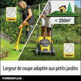 Electric Lawn Mower Powerplus POWXG62205T 1300 W 220-240 V 32 cm 32 L-3