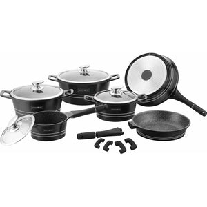 Cookware Royalty Line ES2014M Black 14 Pieces-0