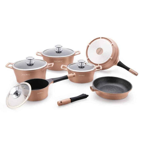 Slow Cooker Royalty Line ES2014M 14 Pieces 3 Pieces Copper-0