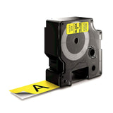 Laminated Tape for Labelling Machines Dymo D1 53718 24 mm LabelManager™ Black Yellow (5 Units)-2