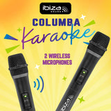 Speakers Ibiza COLUMBA KARAOKE Black-5