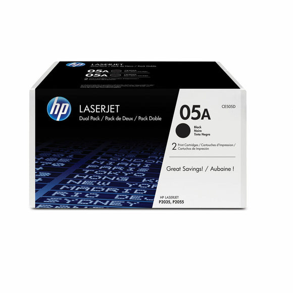 Toner HP 05A Black Toner (2 Units)-0