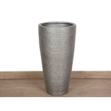 Vase Alexandra House Living Silver Ceramic 35 x 75 x 35 cm-1