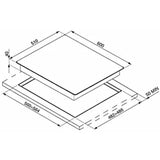 Gas Hob Meireles MG 3630X    BUT 60 cm 60 cm-1