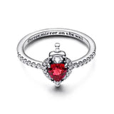 Ladies' Ring Pandora 193422C01-52 Silver Red 12-0