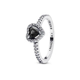 Ladies' Ring Pandora 198421C04-54 Silver Black-0