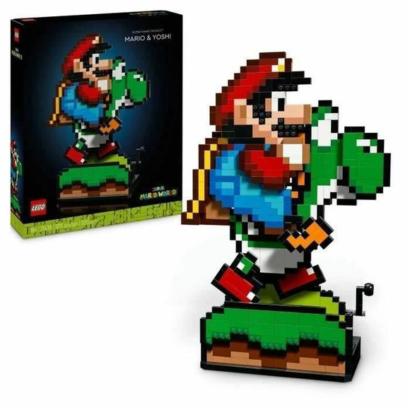 Construction set Lego Super Mario World™ Mario and Yoshi-0