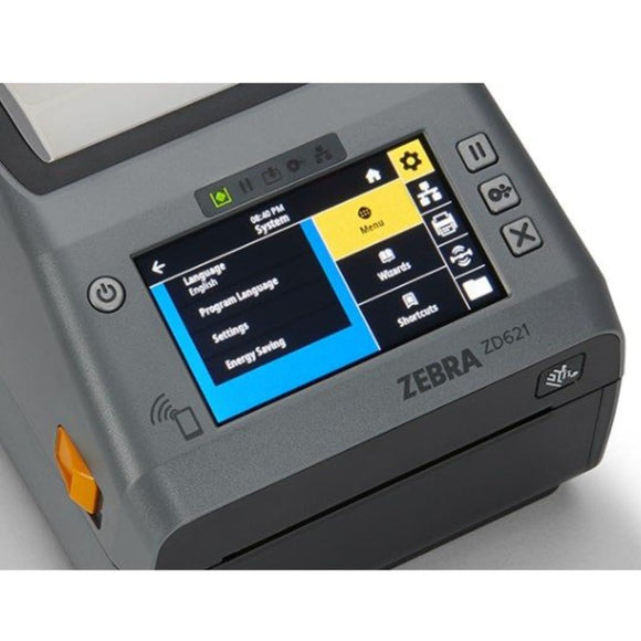 Thermal printer ZD621; 203 dpi, USB, USB Host, Ethernet, Serial, BTLE5, EU Cords, EZPL-0
