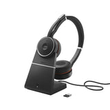 Headphones with Microphone Jabra Evolve 75 Black-0