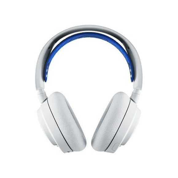 Headphones with Microphone SteelSeries Arctis Nova 7P Blue White-0