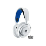 Headphones with Microphone SteelSeries Arctis Nova 7P Blue White-1