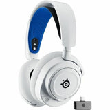 Headphones with Microphone SteelSeries Arctis Nova 7P White-5