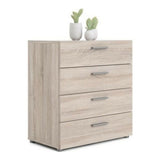 Chest of drawers Tvilum Tyhja Brown Metal Oak 70 x 40 x 75 cm-1