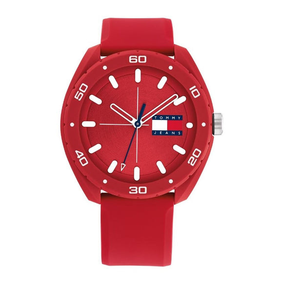 Men's Watch Tommy Hilfiger 1792065 Red (Ø 44 mm)-0