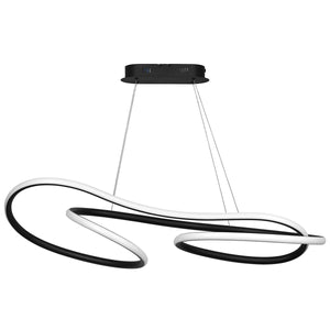 Ceiling Light Activejet AJE-LARO LW White Black 64 w 7800 Lm-0